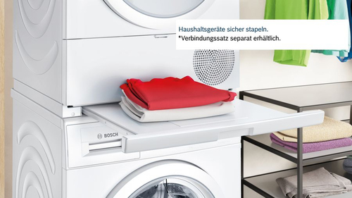 Bosch Serie 6 WQH245B0EX Wäschetrockner Freistehend Frontlader 9 kg A+++ Weiß