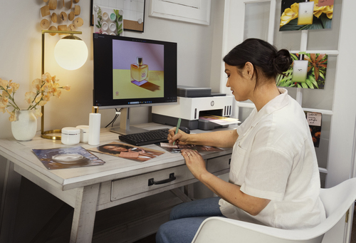 HP Smart Tank 7305 Wireless All-in-One Farbe Drucker, Beidseitiger Druck; Kopierer, Scanner