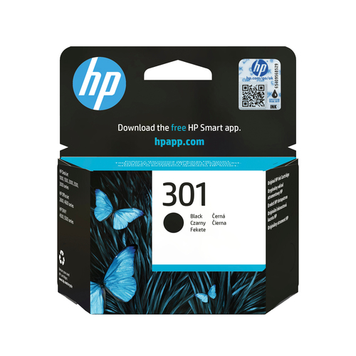 HP 301 Schwarz Original Druckerpatrone