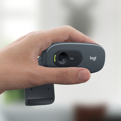 Logitech C270 HD Webcam 3 MP 1280 x 720 Pixel USB 2.0 Schwarz Logitech C270 HD Webcam 3 MP 1280 x 720 Pixel USB 2.0 Schwarz