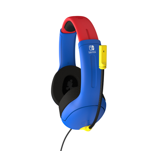 PDP Mario Dash Blau, Rot USB Gamepad + Headset Analog / Digital Nintendo Switch, Nintendo Switch OLED