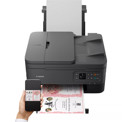 Canon PIXMA TS7450i 3-in-1 WLAN-Farb-Multifunktionssystem, Schwarz Canon PIXMA TS7450i 3-in-1 WLAN-Farb-Multifunktionssystem, Schwarz