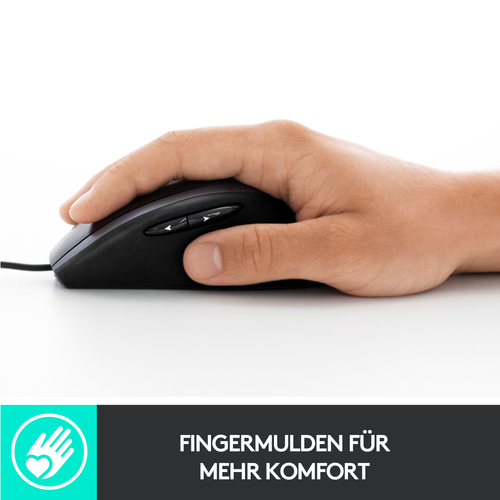 Logitech Corded Mouse M500S Maus Büro rechts USB Typ-A Optisch 4000 DPI Logitech Corded Mouse M500S Maus Büro rechts USB Typ-A Optisch 4000 DPI
