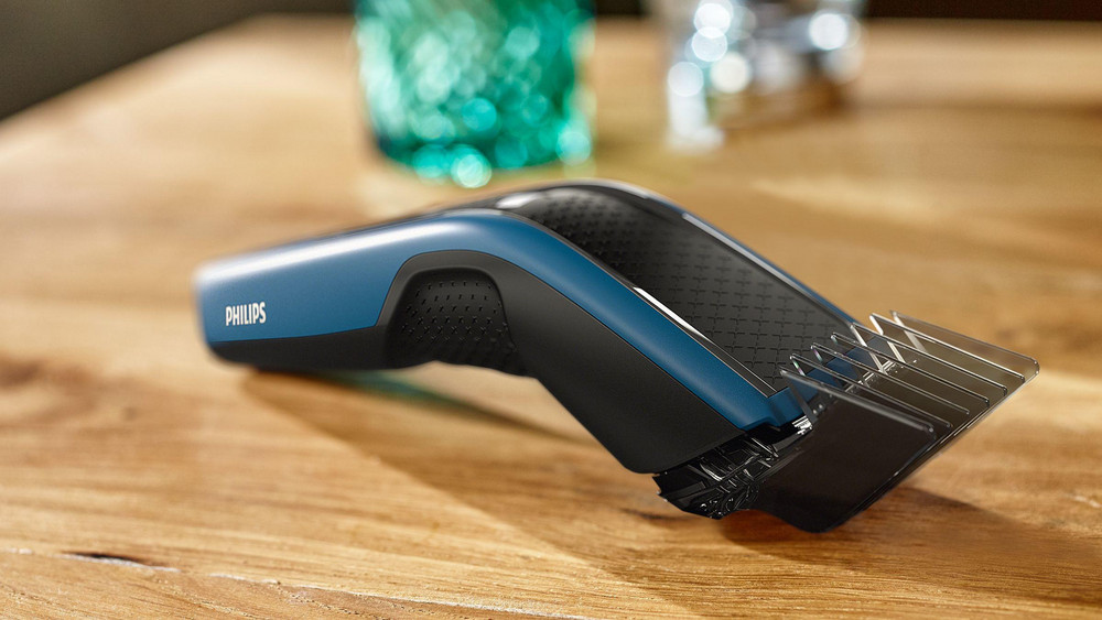  PHILIPS Haarschneider Hairclipper series 5000 HC5612/15 (28 Längeneinstellungen, abwaschbar, 75 Minuten Akkubetrieb, Trim-n-Flow-PRO-Technologie)