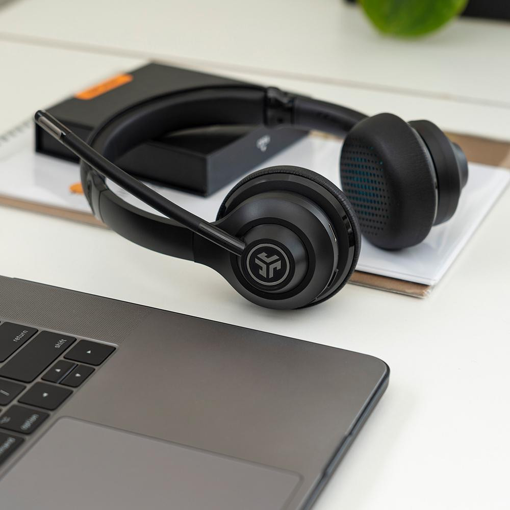  JLab GO Work Wireless Headset (Bluetooth, USB, kabellos, schwarz)