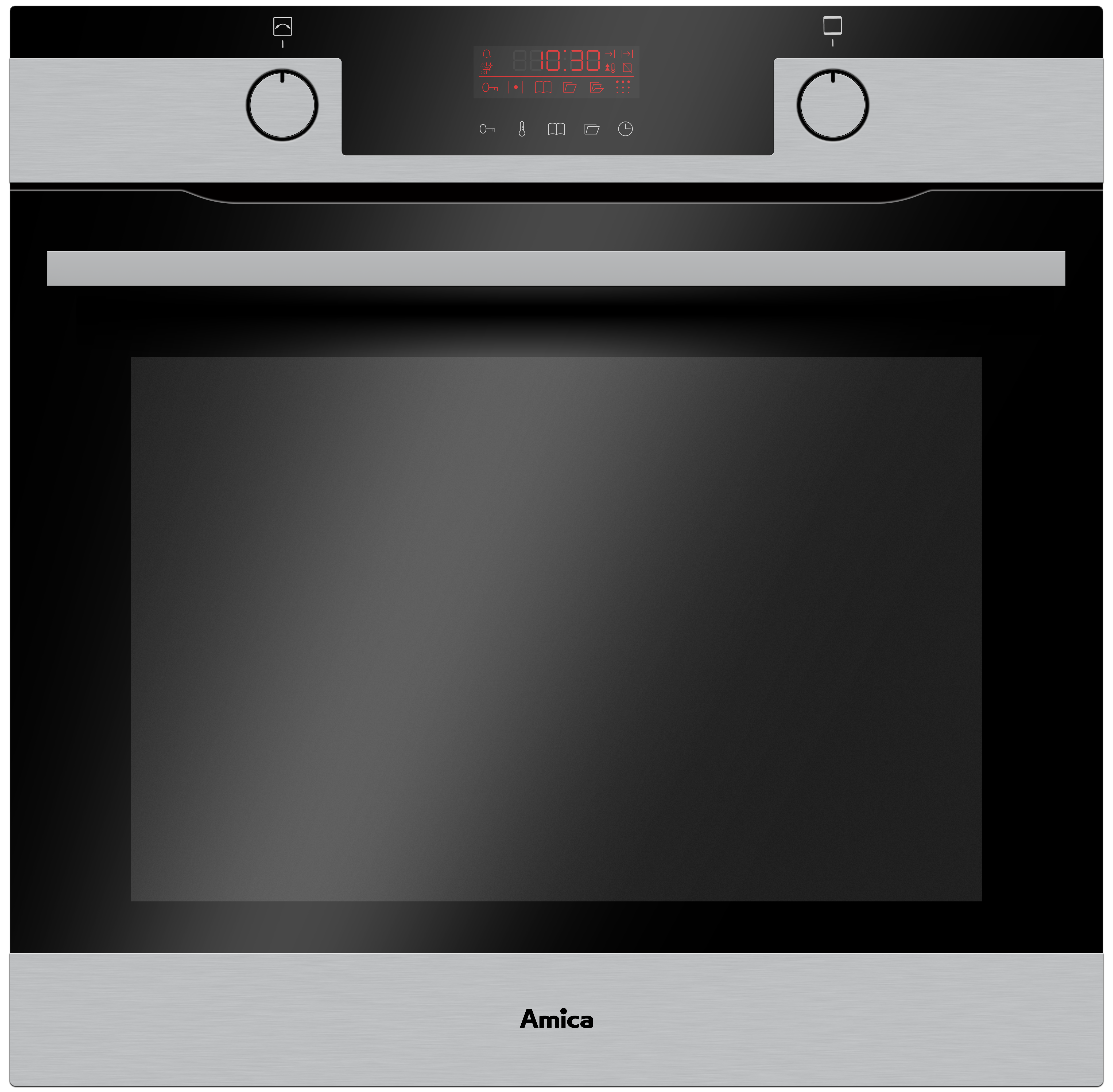 Amica EBX 944 600 E, Einbaubackofen, X-type Design, Edelstahl