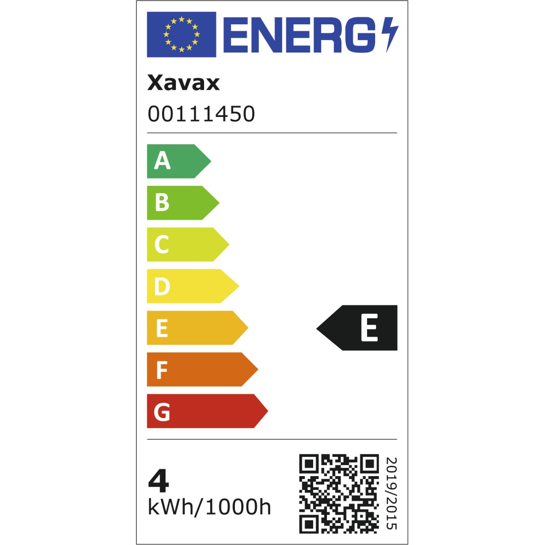 Hama 00111450 energy-saving lamp Warmweiß 2700 K 4 W E14 E
