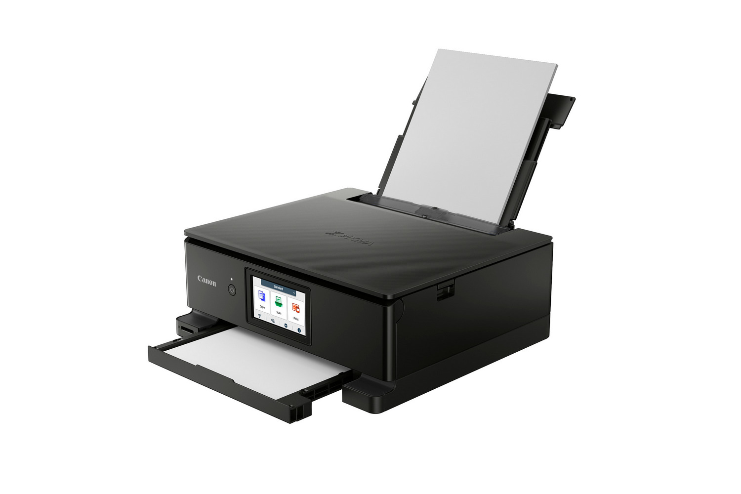CANON PIXMA TS8750 WLAN-Farb-Multifunktionsfotodrucker, Schwarz (WLAN, Drucken, Kopieren, Scannen, Cloud)
