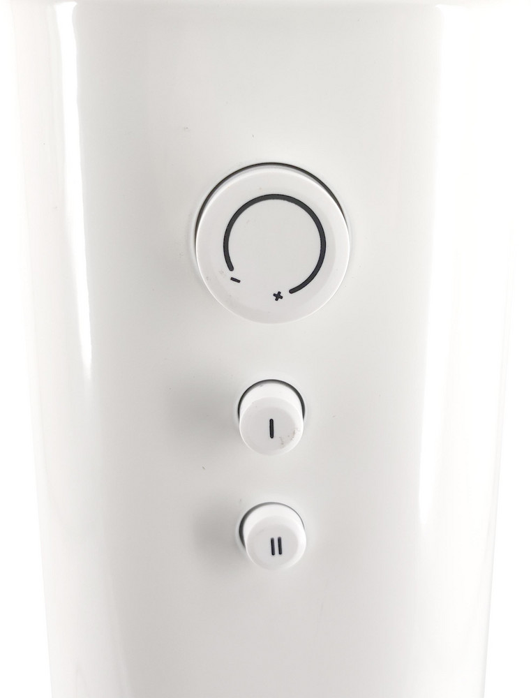  SHX Radiator SHX30ROF2000, bis 2.000 Watt, 2 Heizstufenstufen: 1.000W / 2.000 Watt, 9 Rippen, ölfrei, Raumthermostat, Überhitzungsschutz, Thermosicherung, Umkippschutz, glänzend-weiß