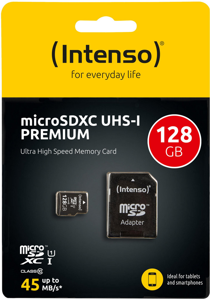  INTENSO Micro SDXC Card UHS-I Premium 128 GB