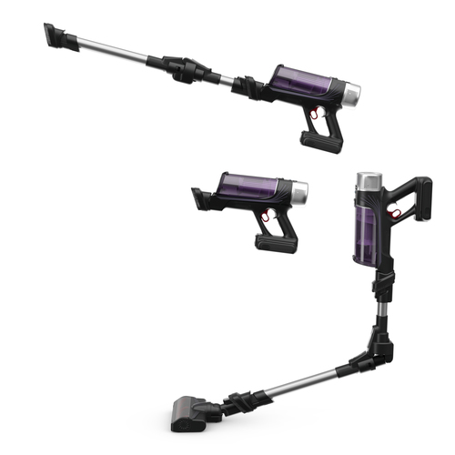Rowenta RH2037 2-in-1-Stabstaubsauger Batterie Trocken Beutellos 0,4 l 250 W Schwarz, Violett