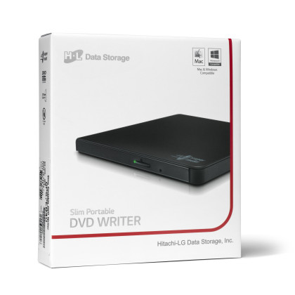 LG HLDS GP57EB40 DVD-RW-EX BK Externes DVD-Laufwerk (Extern, Silent Play, Jamless Play, M-Disc)