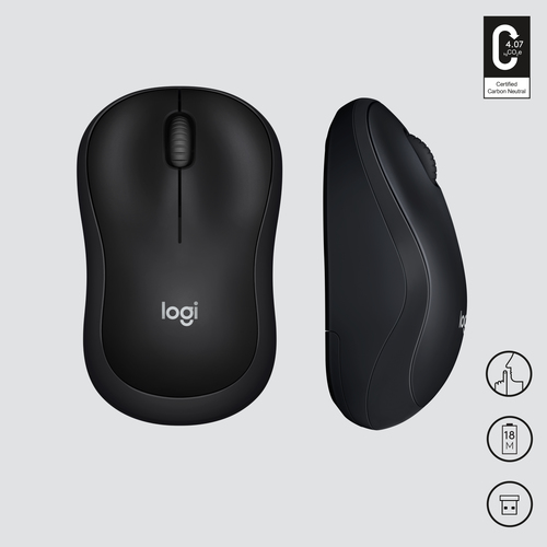 Logitech M220 Silent Maus Büro Beidhändig RF Wireless Optisch 1000 DPI
