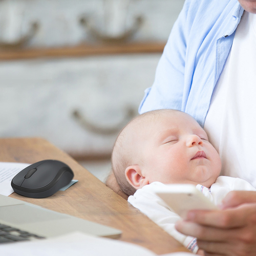 Logitech M220 Silent Maus Büro Beidhändig RF Wireless Optisch 1000 DPI