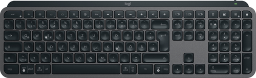 Logitech MX Keys S Tastatur Universal RF Wireless + Bluetooth QWERTZ Deutsch Graphit