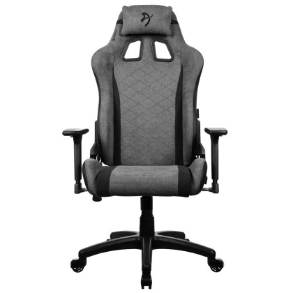 Arozzi Avanti Soft Fabric Gaming-Stuhl, Asche Grau