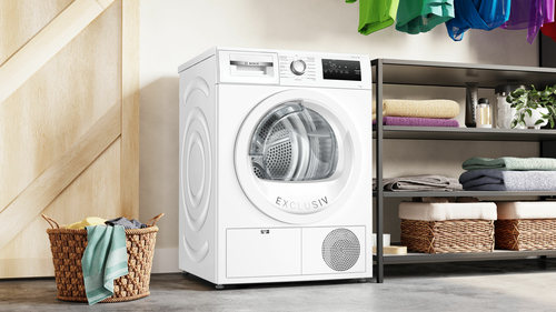 Bosch Serie 4 WTH85V93 Wäschetrockner Freistehend Frontlader 8 kg A++ Weiß