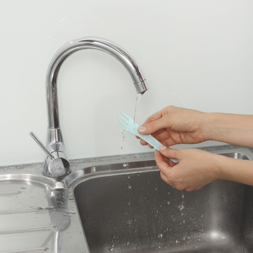 Hama 00181585 Brotdose 1,7 l Polypropylen (PP), Silikon Grau, Hellblau 1 Stück(e)