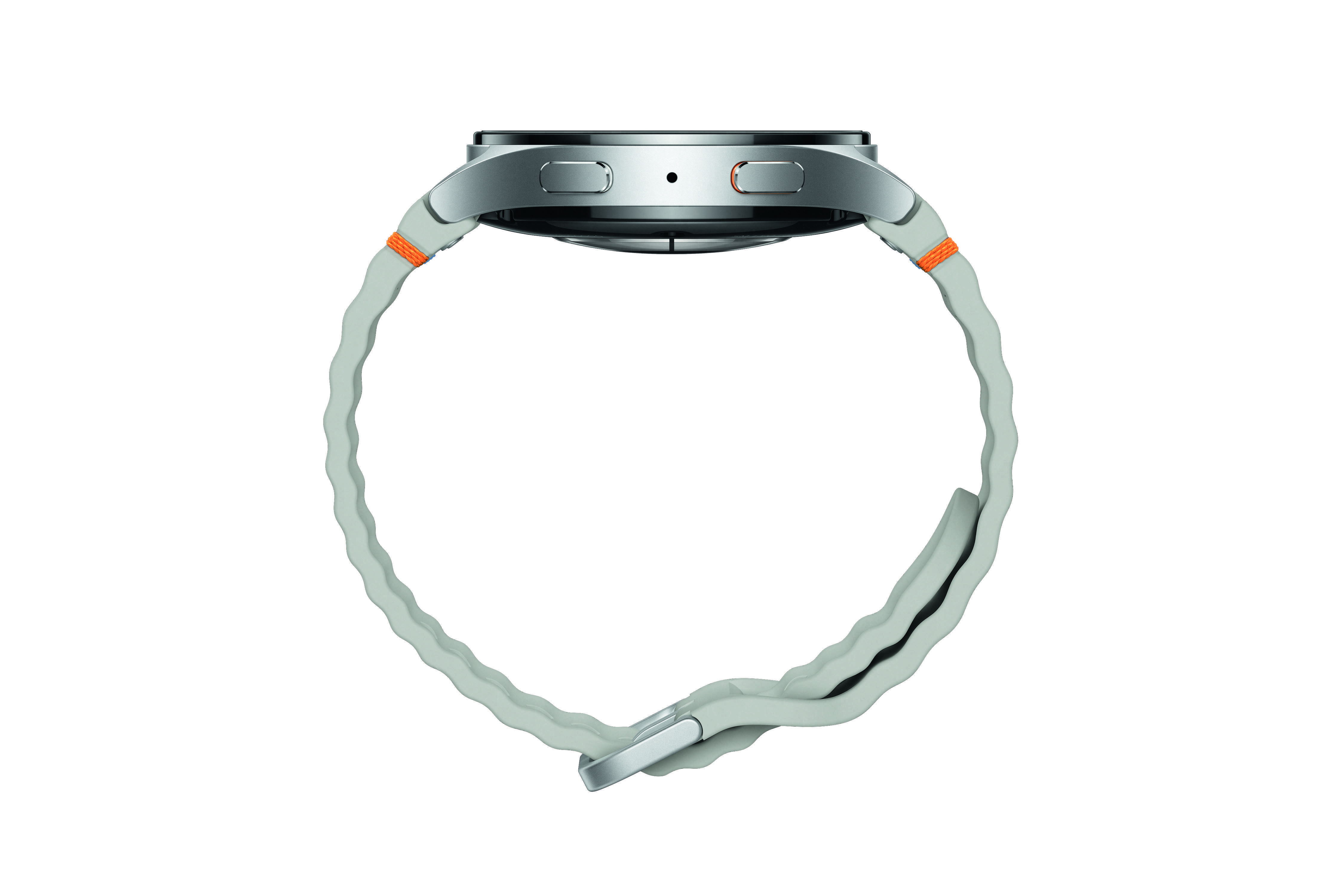 Samsung Galaxy Watch7, 44mm, Bluetooth, Silver Smartwatch (Herzfrequenzmessung, Schrittzähler)