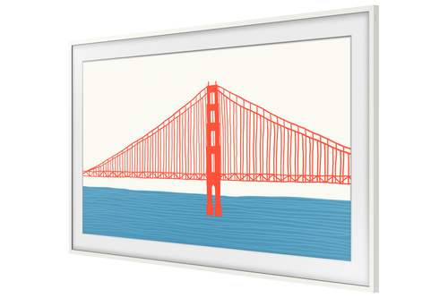 Samsung Modern Weiß Rahmen 55 Zoll für The Frame (2021/2022) (VG-SCFA55WTBXC)