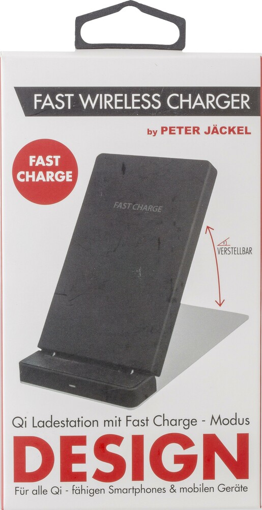  PETER JÄCKEL Fast Charge Inductive Charger DESIGN Black (16557)