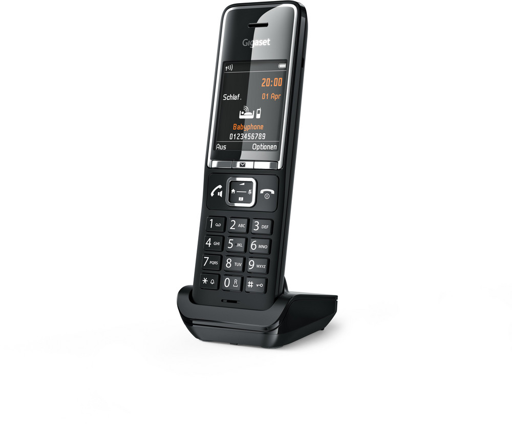  GIGASET COMFORT 550HX schwarz Schnurloses-Telefon (Freisprechfunktion, Hörgerätekompatibel, Babyphone-Funktion)