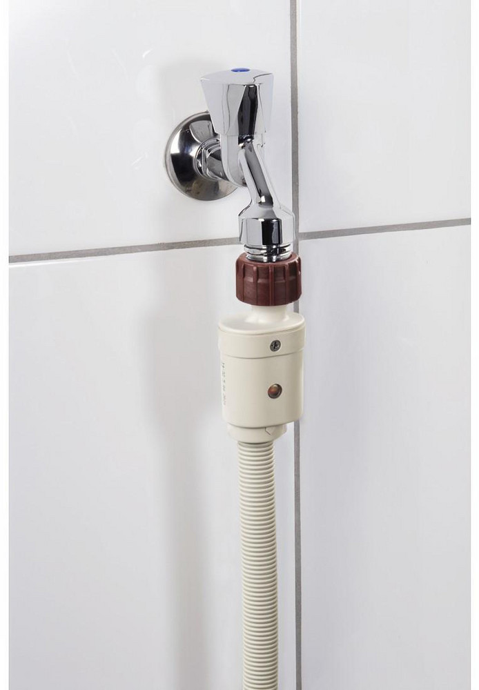  HAMA Wasserstoppschlauch für Waschmaschinen, Geschirrsp., 1,5 m, 1 St./Polyb.