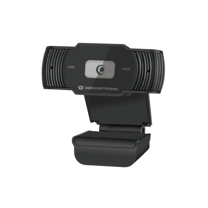 Conceptronic AMDIS 1080P FullHD Webcam mit Mikrofon