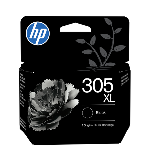 HP 305XL Schwarz Original Druckerpatrone mit hoher Reichweite