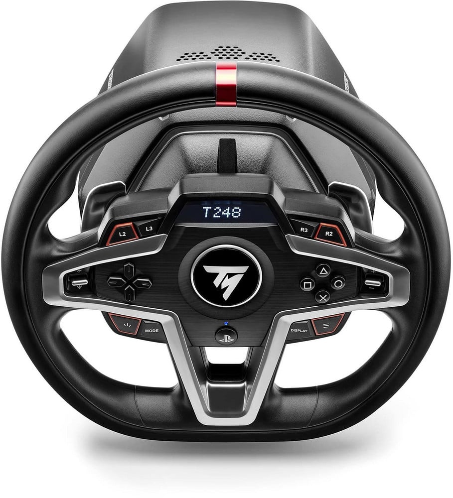  THRUSTMASTER LENKRAD T248P FF WHEEL Gaming-Lenkrad (25 Aktionstasten, Dynamisches Force Feedback, Renn-Dashboard-Display)
