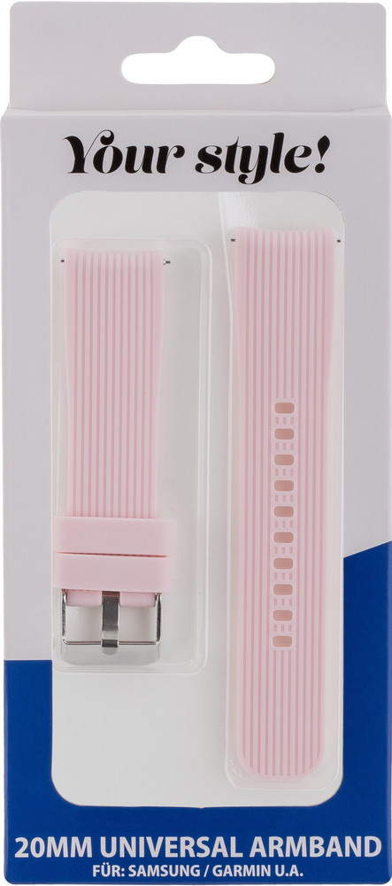  PETER JÄCKEL Armband 20mm Single Silicon Rose