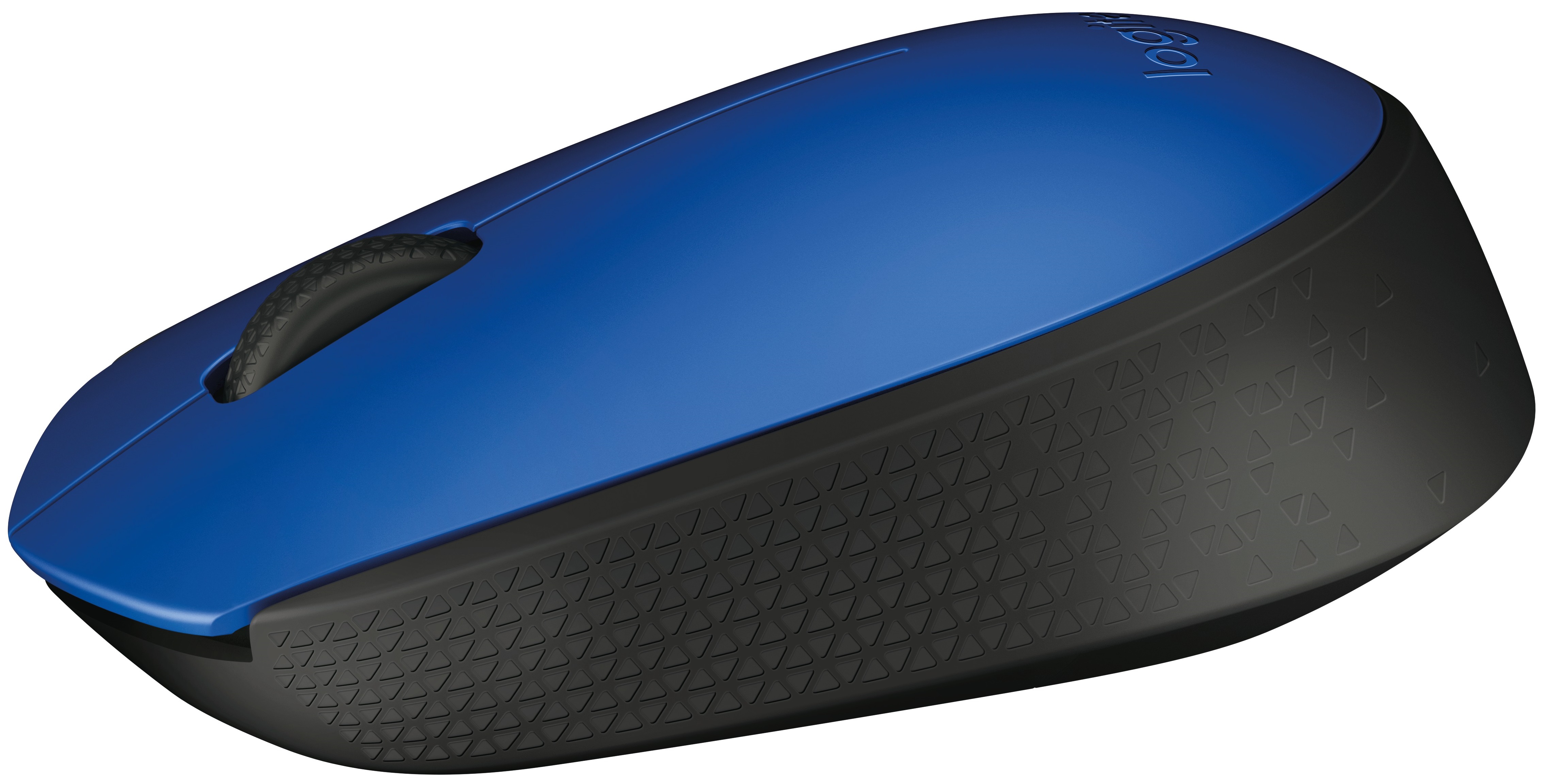 Logitech M171 Wireless Maus blau (kabellos, USB, beidhändig, 1000 dpi)