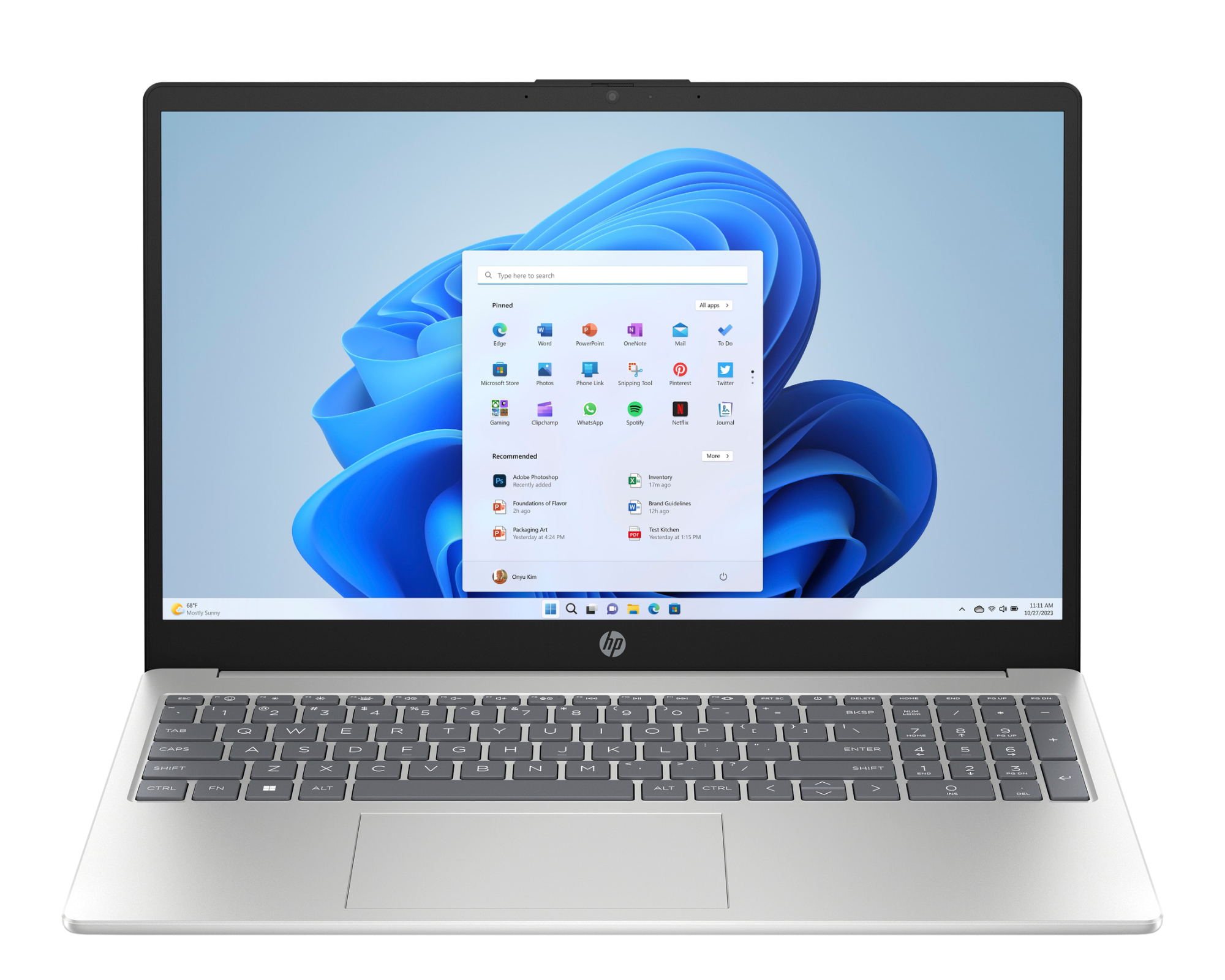 HP 15-fc0678ng 15,6 Zoll Full HD AMD Ryzen 7 7730U 16GB RAM 1TB SSD Windows 11 silber