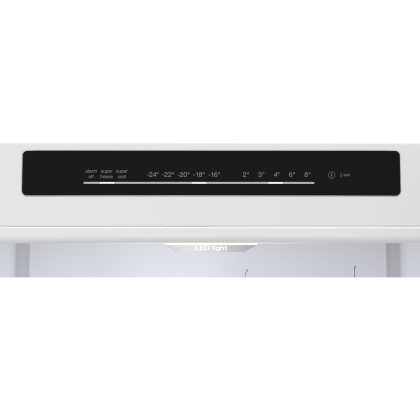 BOSCH KGN39EIAF Kühl-Gefrier-Kombination (Freistehend, EEK A, 363 l Nutzinhalt, Display, Total No Frost, 3 Gefrierschubladen, 60 cm Breite, 203 cm Höhe, Gebürsteter Stahl)