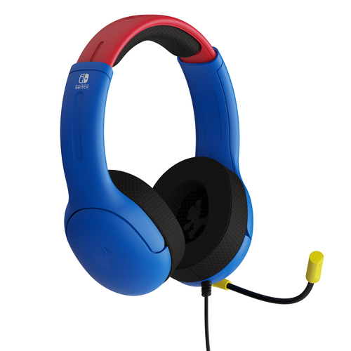 PDP Mario Dash Blau, Rot USB Gamepad + Headset Analog / Digital Nintendo Switch, Nintendo Switch OLED