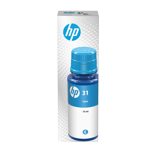 HP 31 Cyan Original Tintenflasche, 70 ml