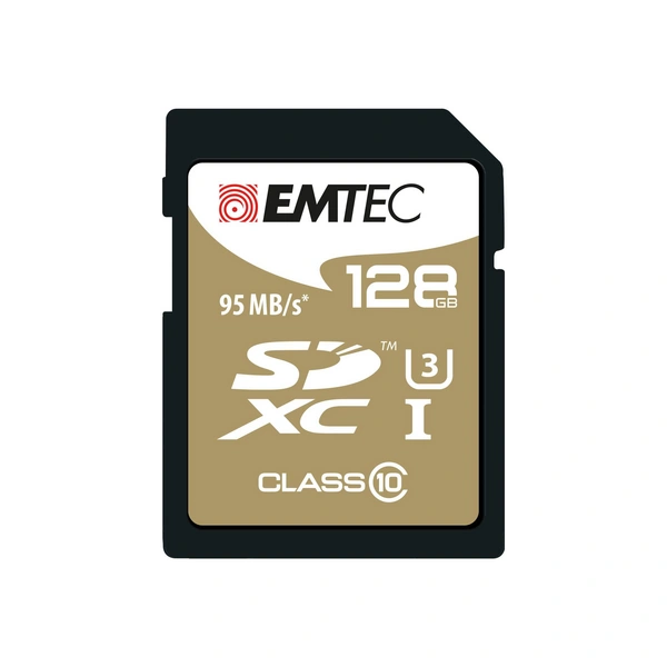 EMTEC 128GB SDXC UHS-I U3 V30 SpeedIN Pro