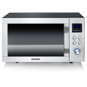 SEVERIN MW 7777 3-in-1 Mikrowelle mit Grillfunktion und Heißluftfunktion 