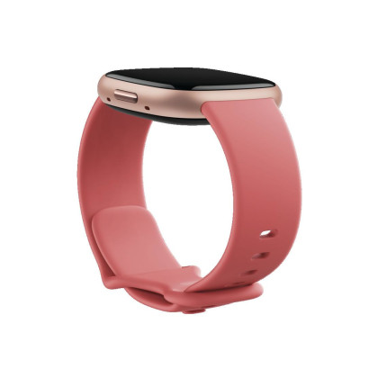 Fitbit Versa 4 Pink Sand Fitness Tracker (Herzfrequenzmessung, Amazon Alexa)