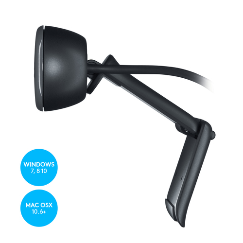 Logitech C270 HD Webcam 3 MP 1280 x 720 Pixel USB 2.0 Schwarz Logitech C270 HD Webcam 3 MP 1280 x 720 Pixel USB 2.0 Schwarz