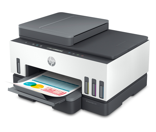 HP Smart Tank 7305 Wireless All-in-One Farbe Drucker, Beidseitiger Druck; Kopierer, Scanner