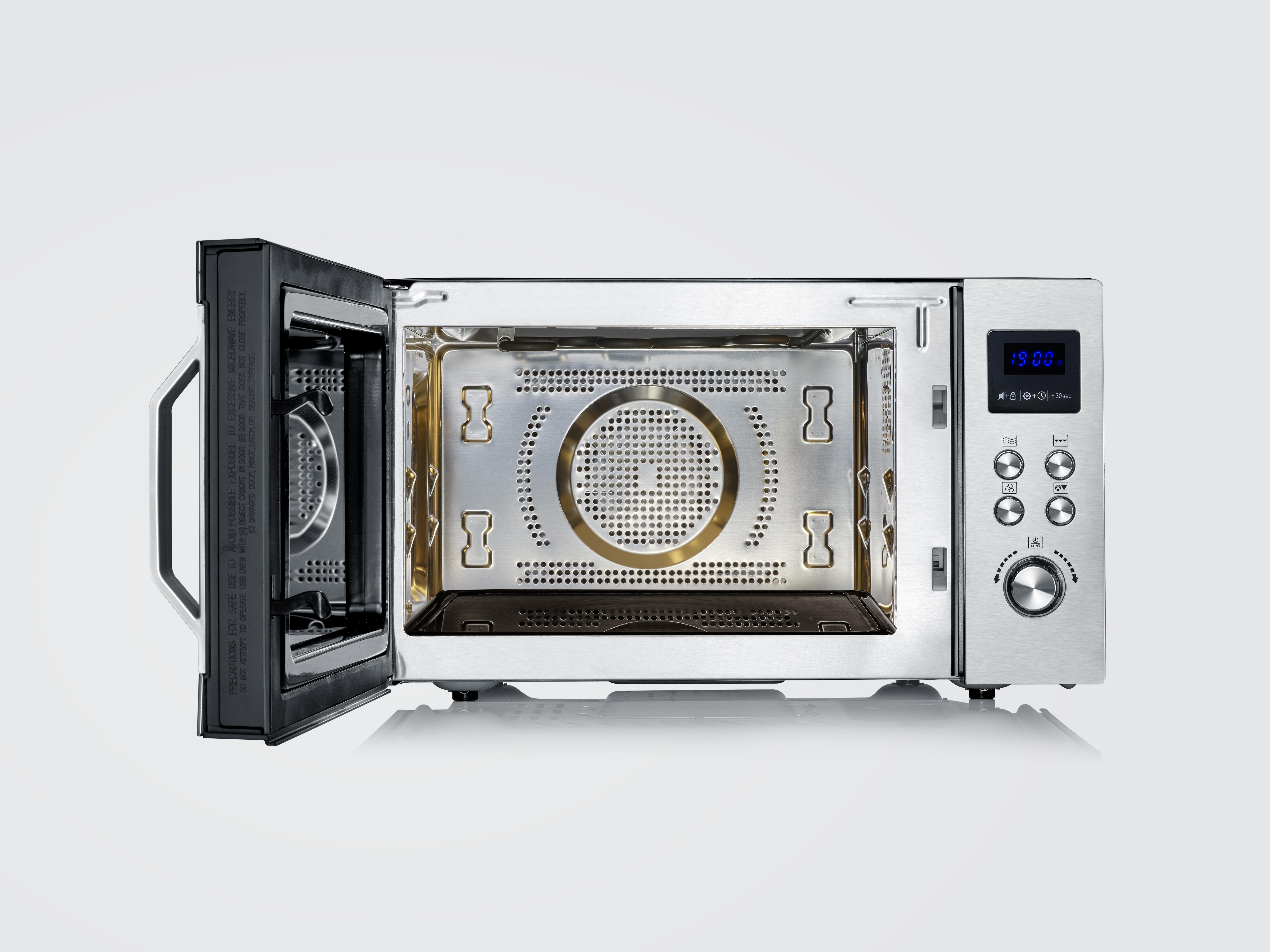 SEVERIN MW 7777 3-in-1 Mikrowelle mit Grillfunktion und Heißluftfunktion 