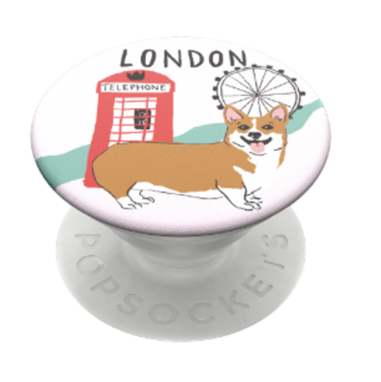  POPSOCKETS PopGrip London (Illustrierte London-Motive (austauschbares Design))