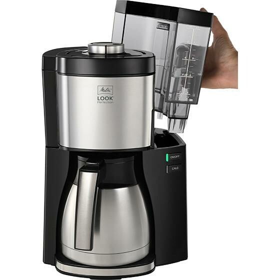  MELITTA 1025-16 Look V Therm Perfection schwarz Filterkaffeemaschine (AromaSelector, 3-in-1 Calc Protection, 10 Tassen, Thermo-Kanne, 1x4)