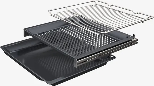 Bosch HEG278AB3 + NKH645GA2M Kochgeräte-Set Zonenloses Induktionskochfeld Elektrischer Ofen