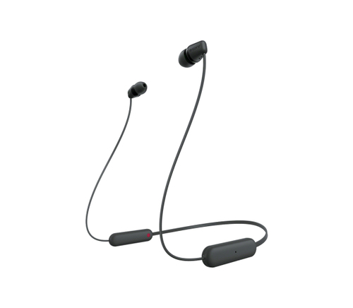 Sony WI-C100 Kopfhörer Kabellos im Ohr Anrufe/Musik Bluetooth Schwarz