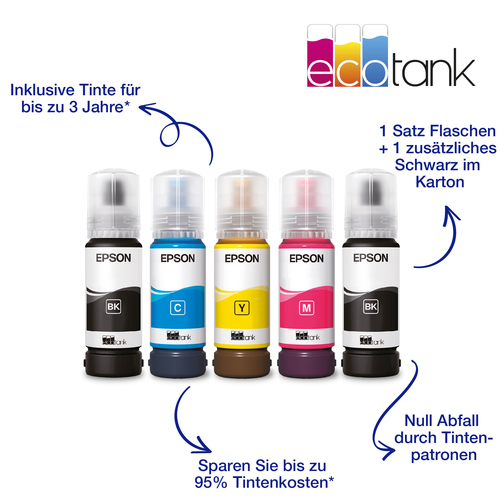 Epson EcoTank ET-2840 Tintenstrahl A4 4800 x 1200 DPI 33 Seiten pro Minute WLAN
