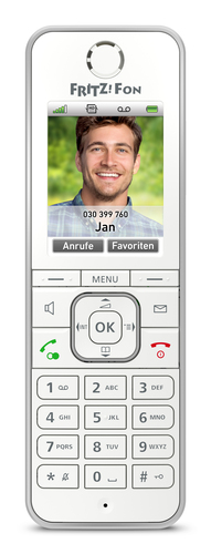 Fon FRITZ! C6 DECT-Telefon Anrufer-Identifikation Weiß