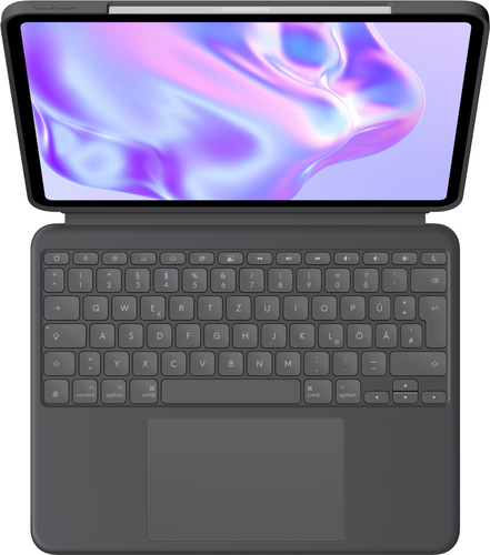Logitech Combo Touch QWERTZ Deutsch Smart Connector Graphit