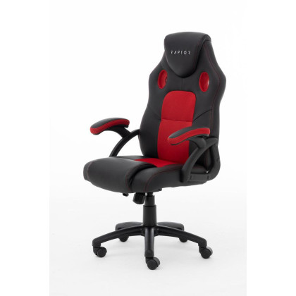 Raptor GS 40 Gaming-Stuhl, Schwarz/Rot - Auslaufmodell